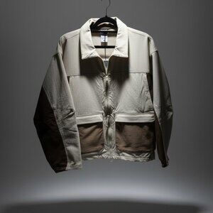 Nike ACG Men's Smith Summit UV Utility Full Zip Jacket Tan Brown Cargo Size XL